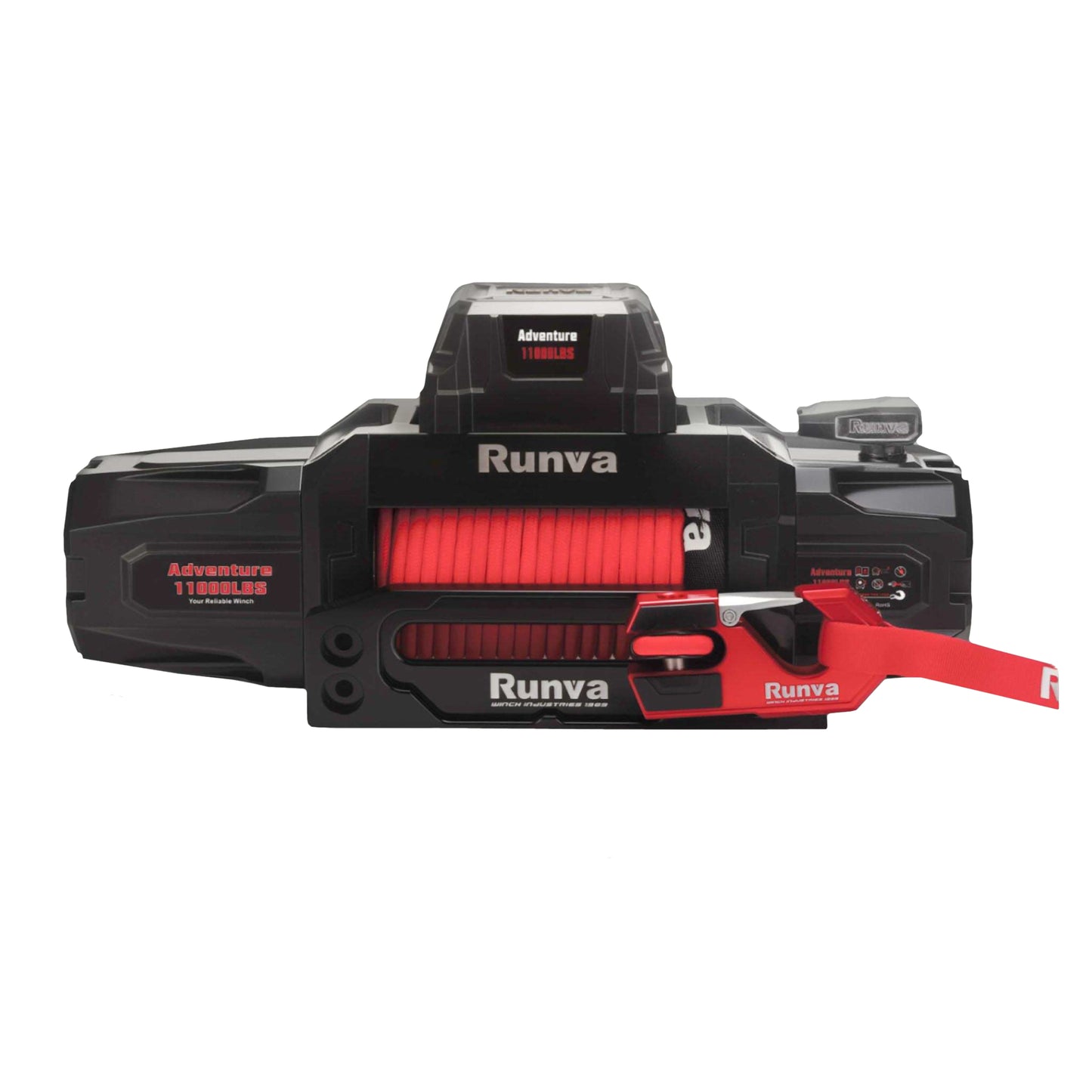 RUNVA RW11XPSA Winch 12V w/ Synthetic Rope (11,000lbs/4,990kg) Wired + Wireless Remote