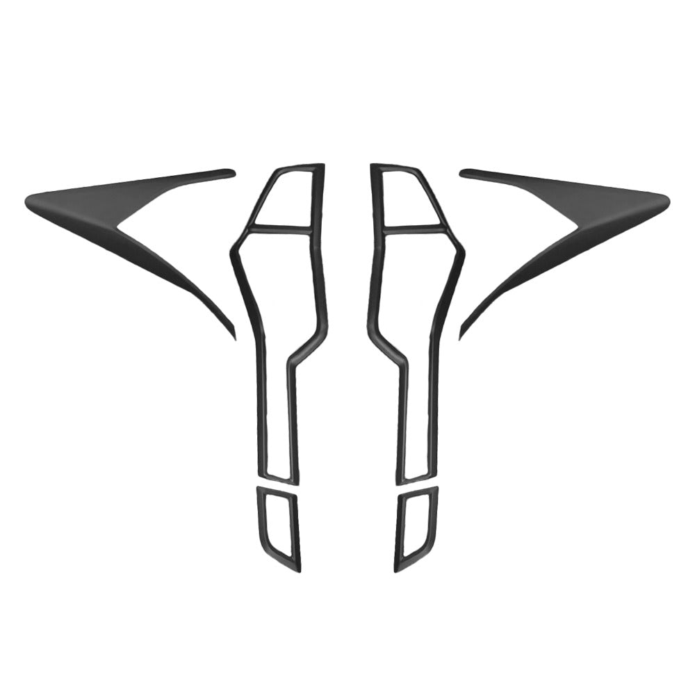 Mitsubishi Pajero Sport 2016-2019 Tail Light Cover Matt Black