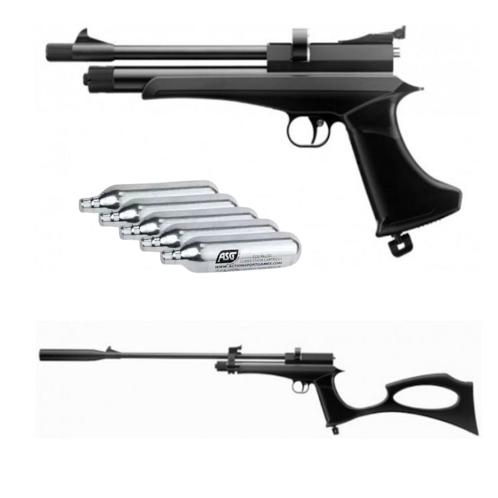 Artemis CP2 5.5mm Pellet Pistol Combo - Black