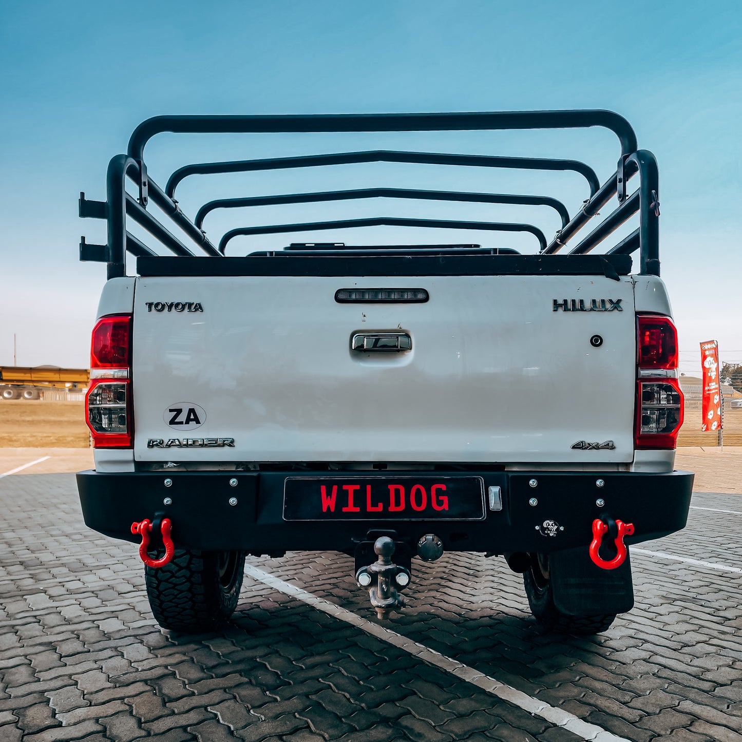Wildog Toyota Hilux D4D (2005-2015) Standard Rear Replacement Bumper