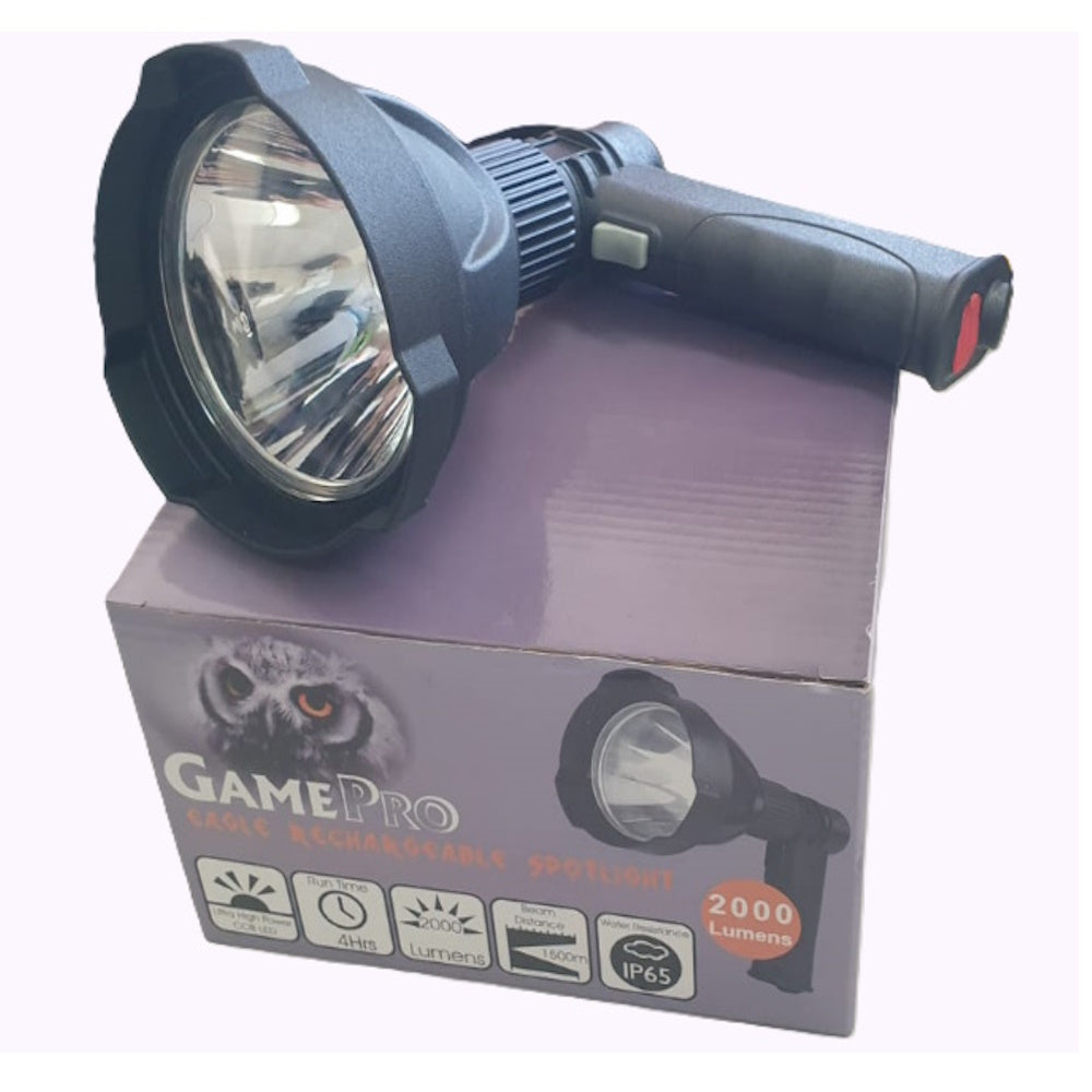 GamePro Eagle Rechargeable Spotlight - 2000 Lumen