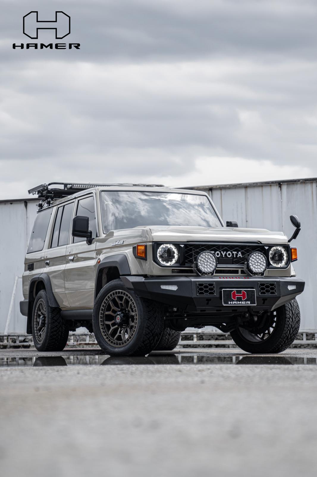 Hamer Toyota Land Cruiser 76/79 Series (2024-Present) Classic Front Bumper (No Bull Bar)