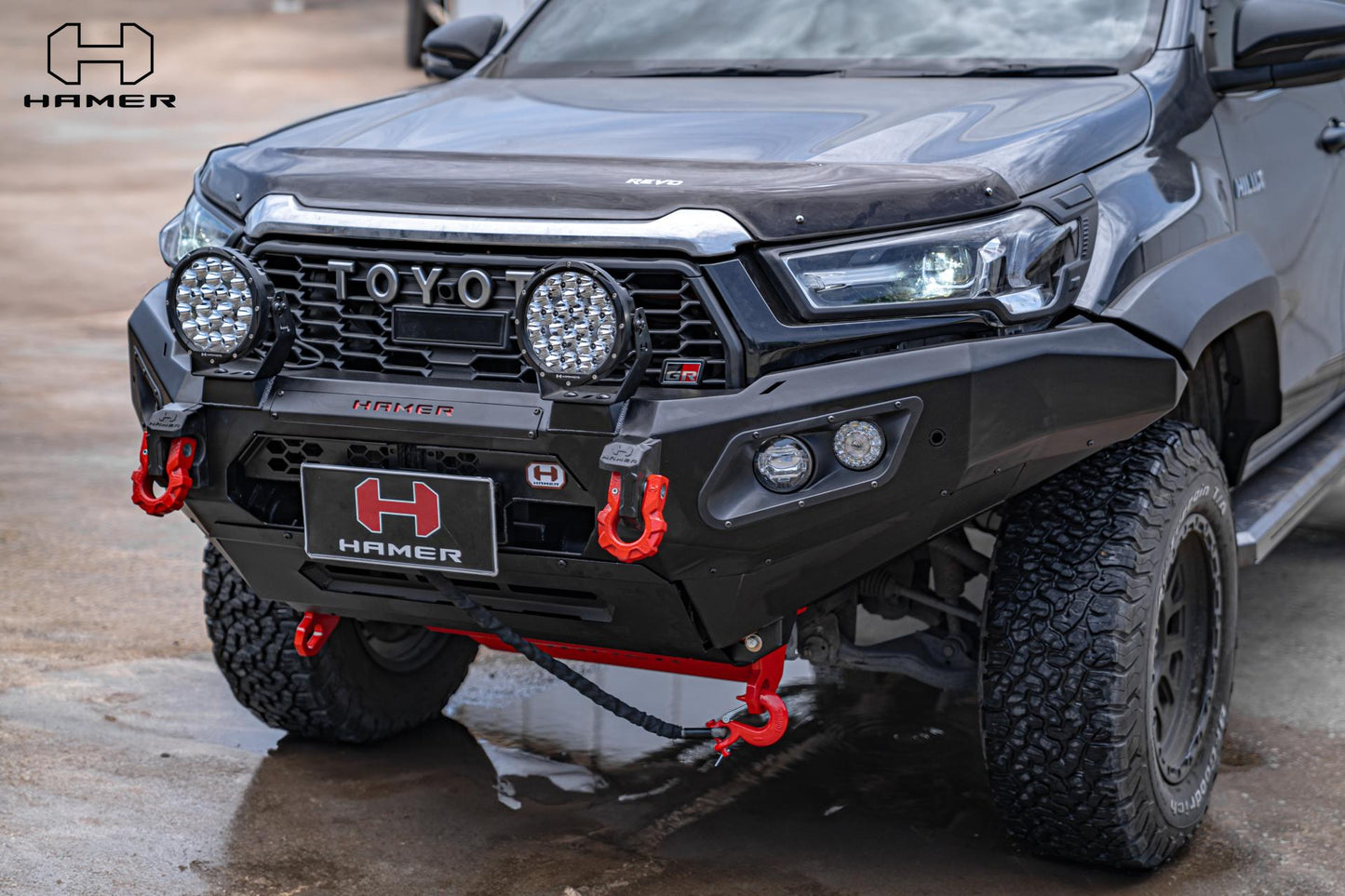 Hamer Toyota Hilux GR Sport (2024-Present) King Series Front Bumper (No Bull Bar)