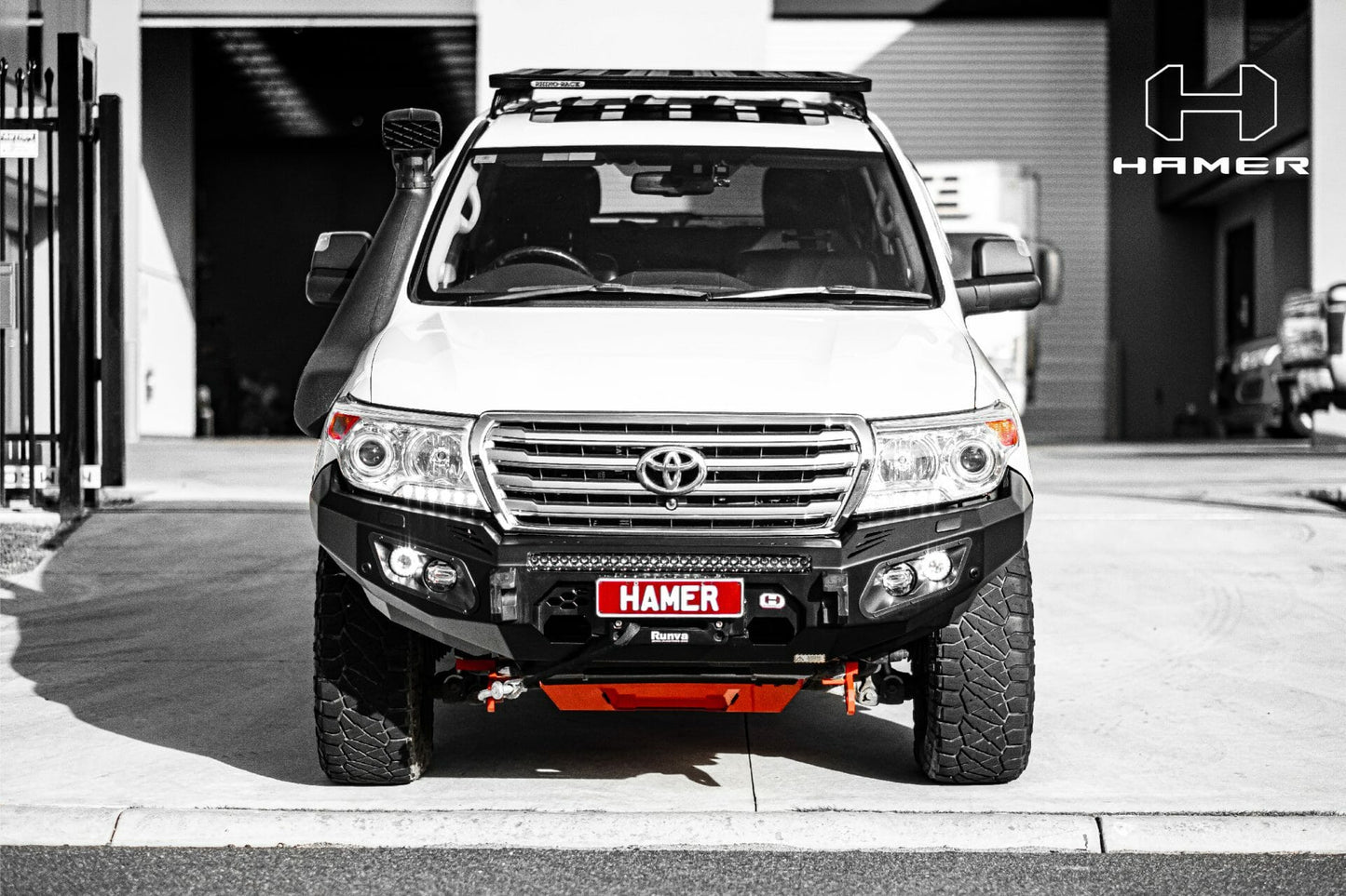 Hamer Toyota Land Cruiser LC200 (2008-2015) King Series Front Bumper (No Bull Bar)