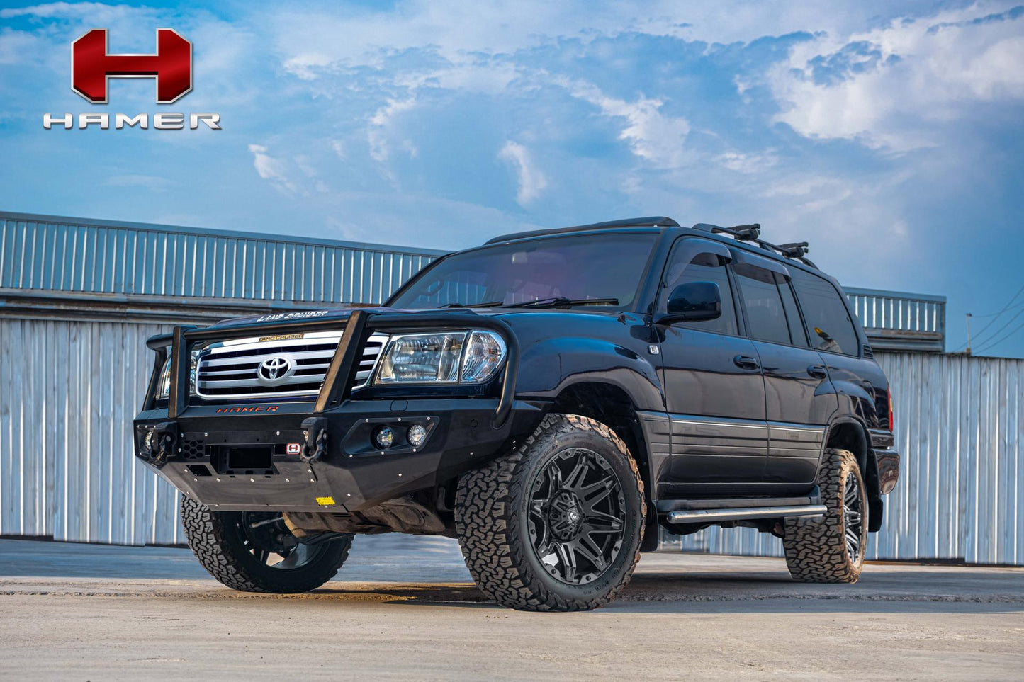 Hamer Toyota Land Cruiser LC100 (1999-2007) King Plus Front Bullbar Bumper