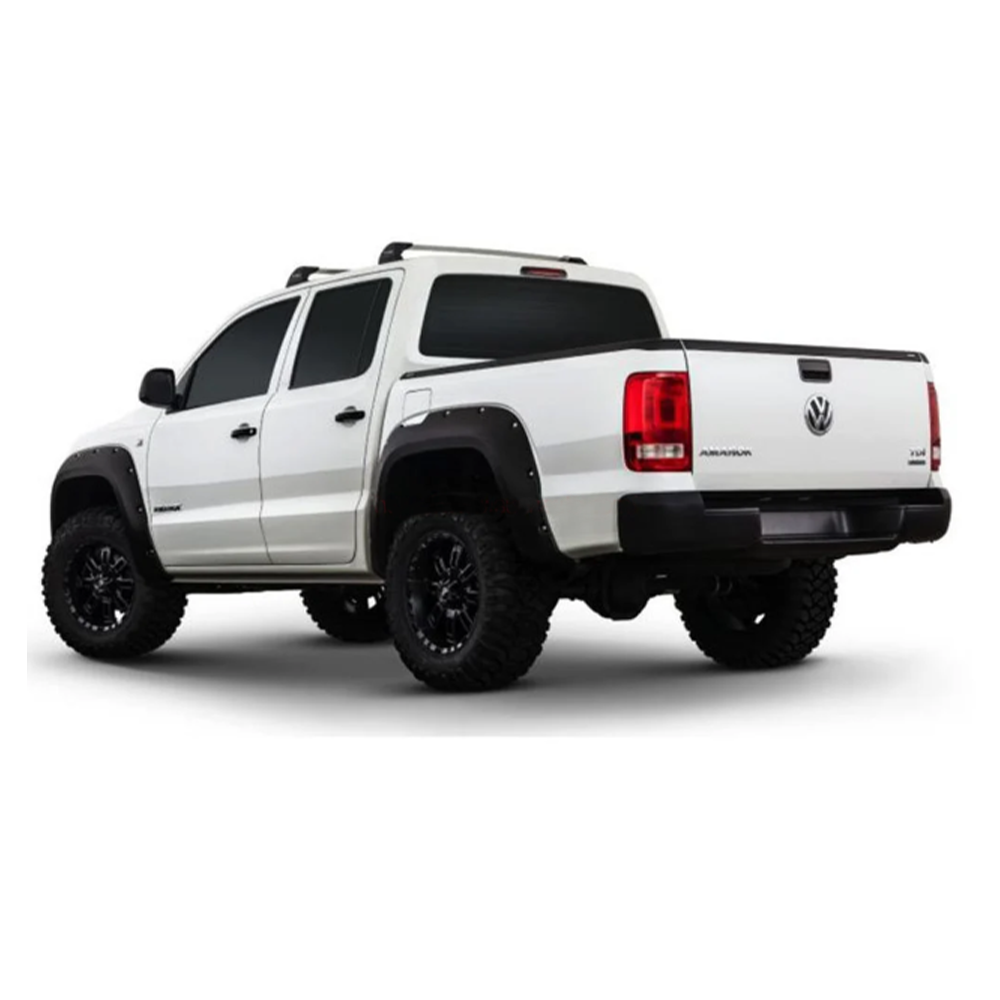 VW Amarok (2010-2014) V2 Fender Flares Mod Design - Matte Black