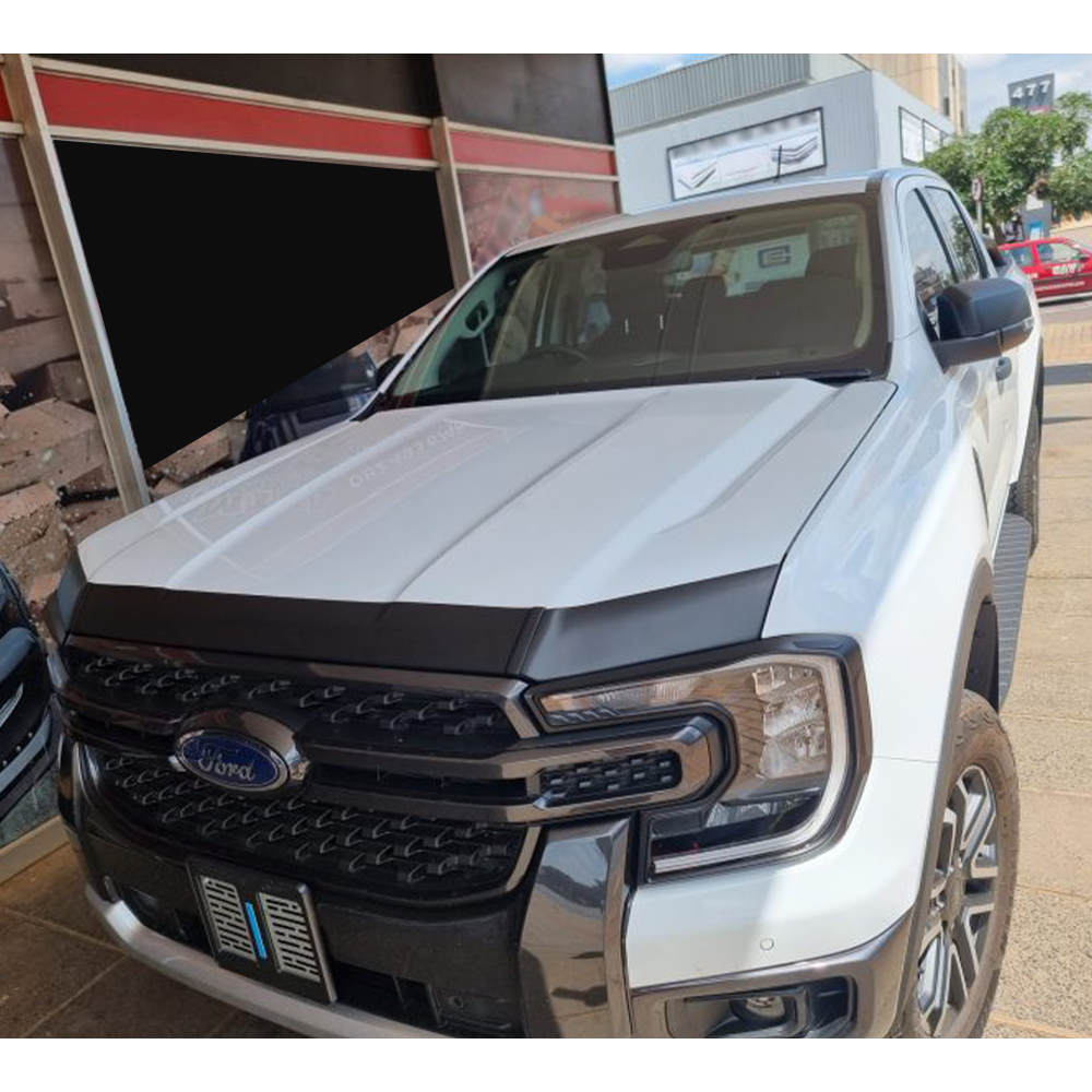 Ford Ranger/Everest Next Gen 2022-Present Bonnet Guard (Stick On) Matte Black