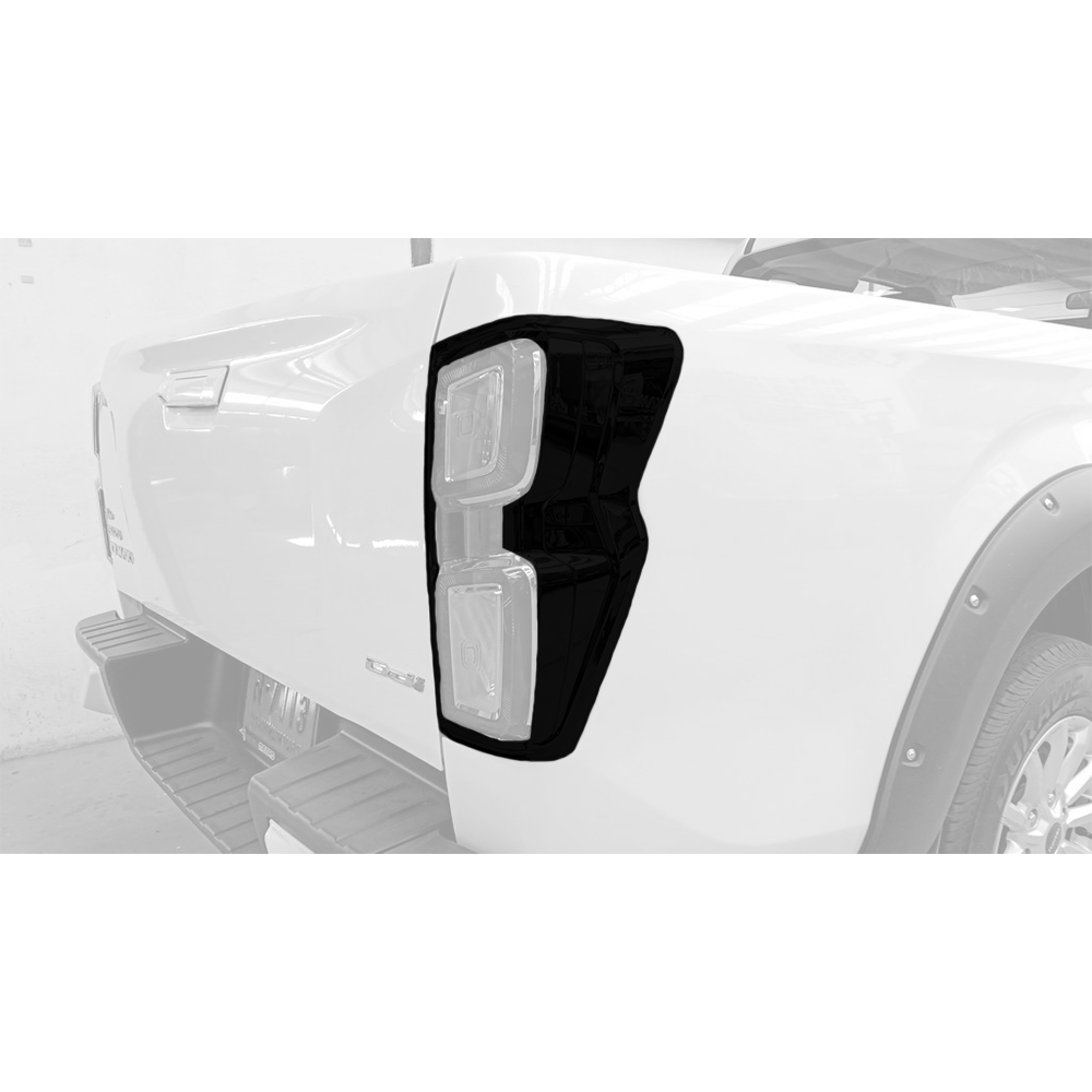 Isuzu DMAX 2022+ Tail Light Covers Matt Black