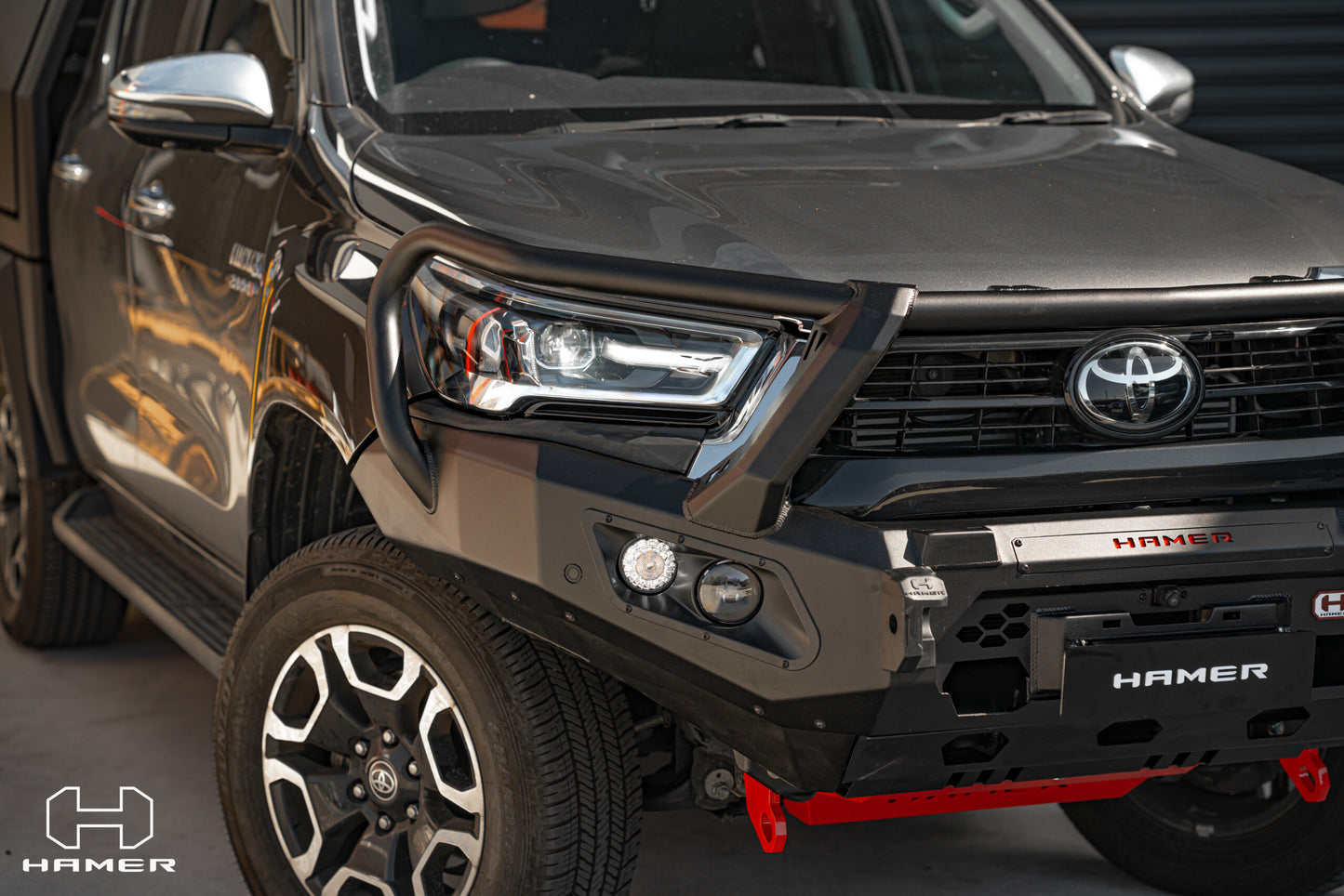 Hamer Toyota Hilux Raider (2021-2023) King Plus Front Bullbar Bumper (no arches)