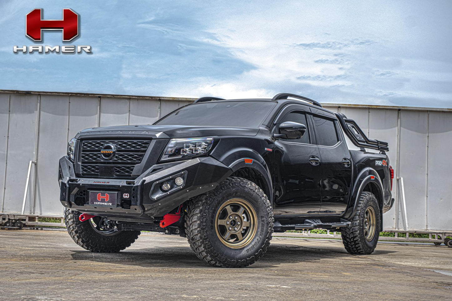 Hamer Nissan Navara PRO4X (2020-2023) Prime Series Front Bumper (No Bull Bar)
