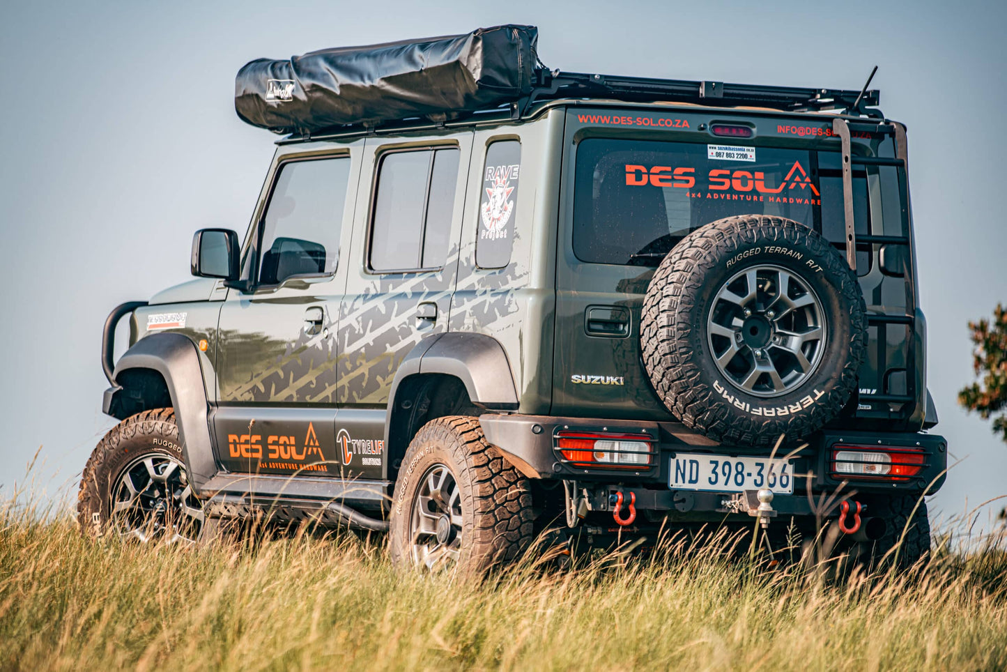 Des Sol Suzuki Jimny Gen 4 (2018-Present) Hoop Style Bumper Combo