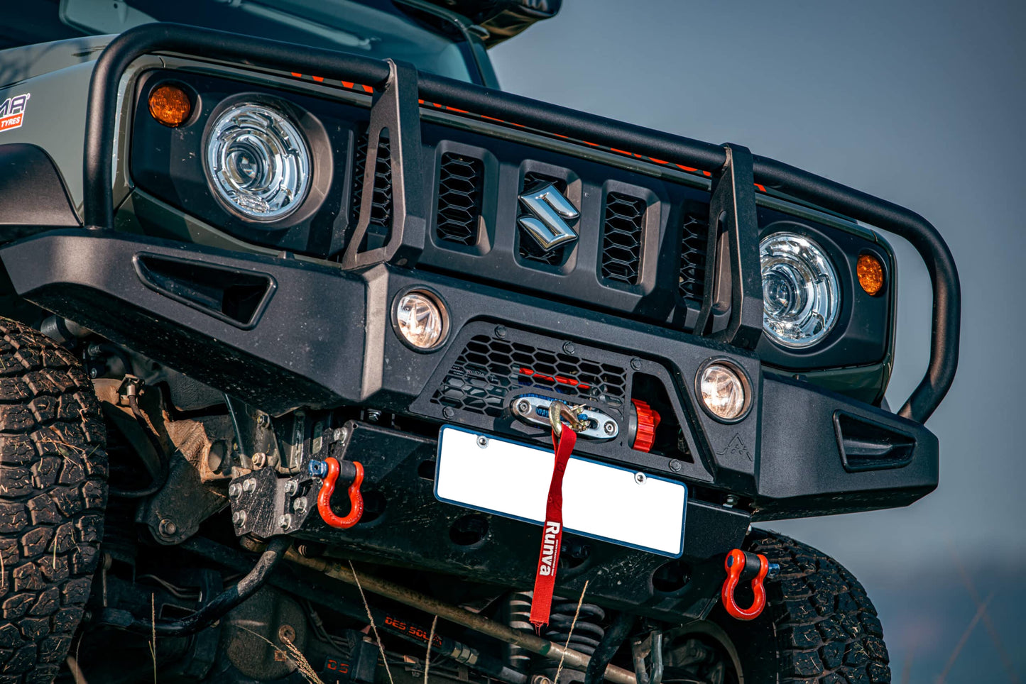 Des Sol Suzuki Jimny Gen 4 (2018-Present) Hoop Style Front Bumper