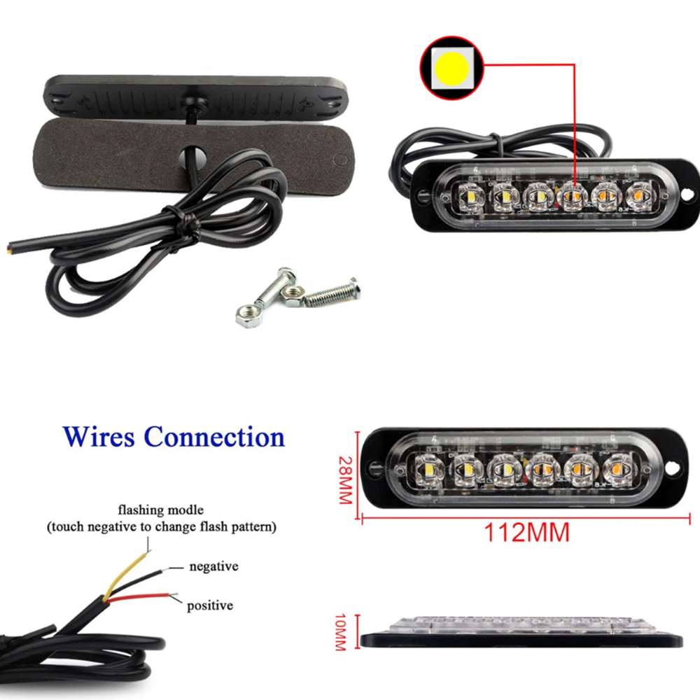 6 LED Emergency Response light
