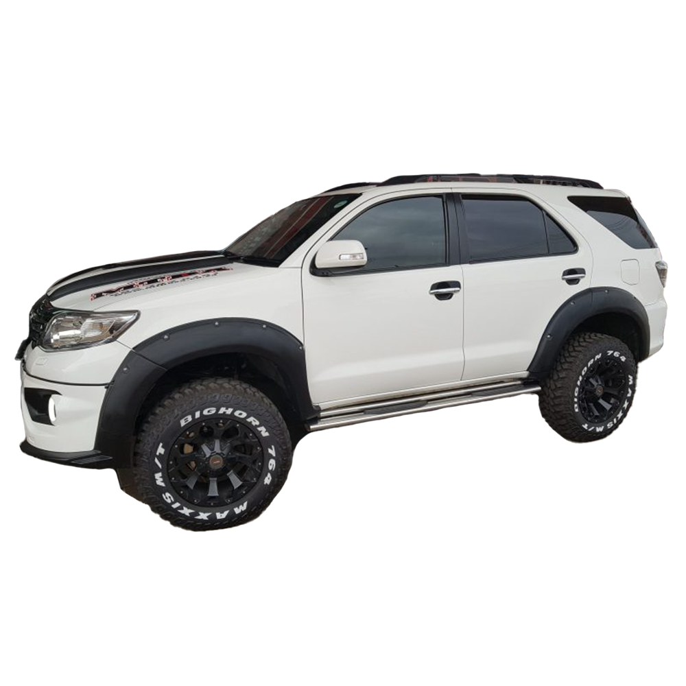 Toyota Fortuner 2012-2015 Fender Flares V2 - Orange Peel, Matte Black