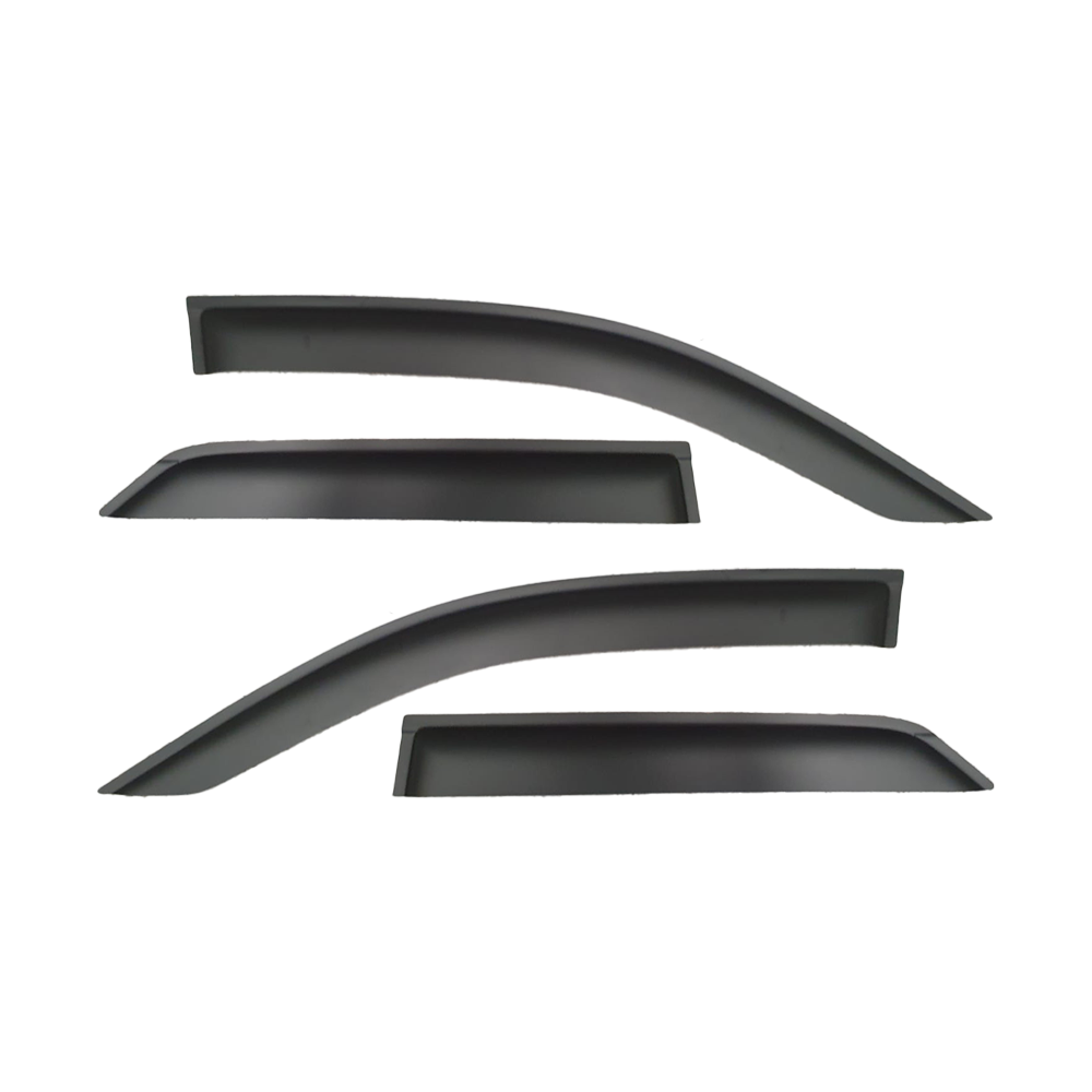 Toyota Fortuner 2016-2024 Weather Guards - Black