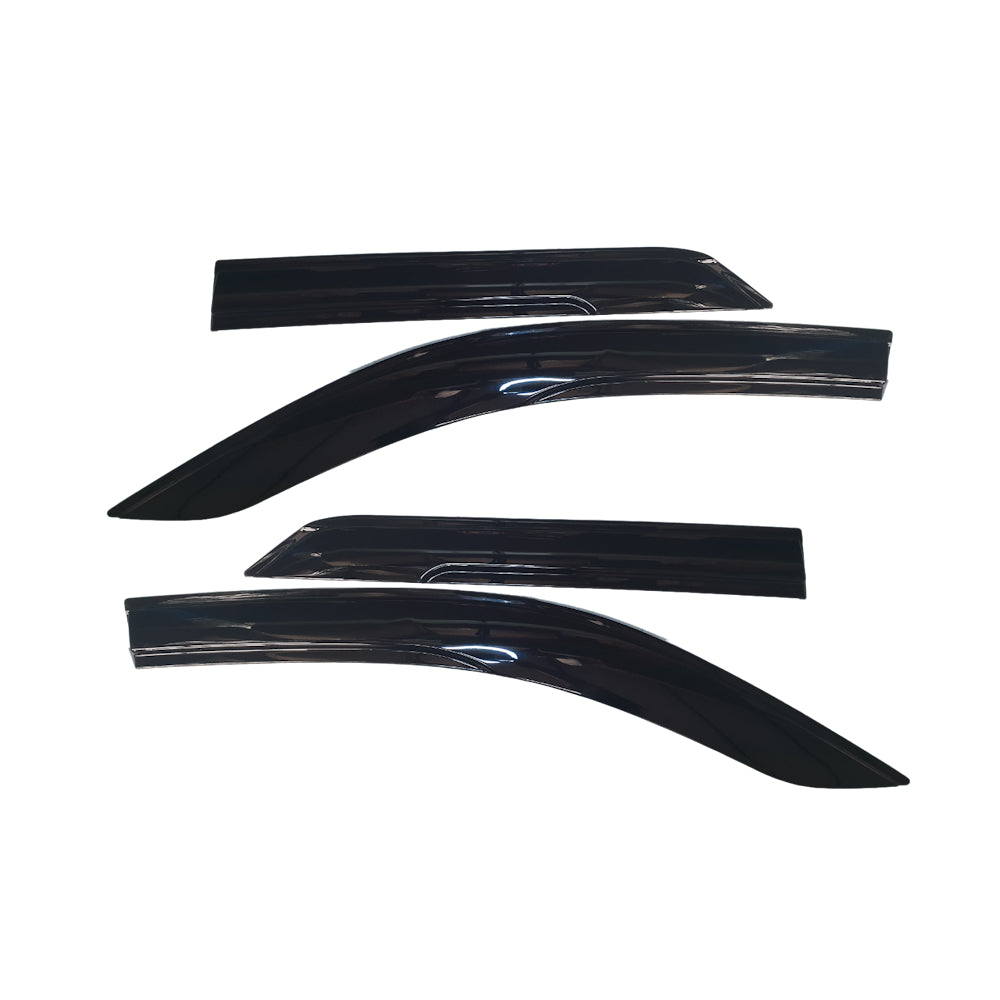 Toyota Fortuner 2016-2024 Weather Guards - Black