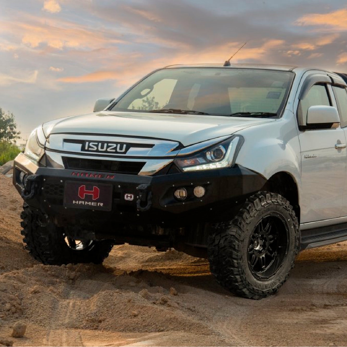Hamer Isuzu D-Max (2016-2020) King Series Front Bumper (No Bull Bar)