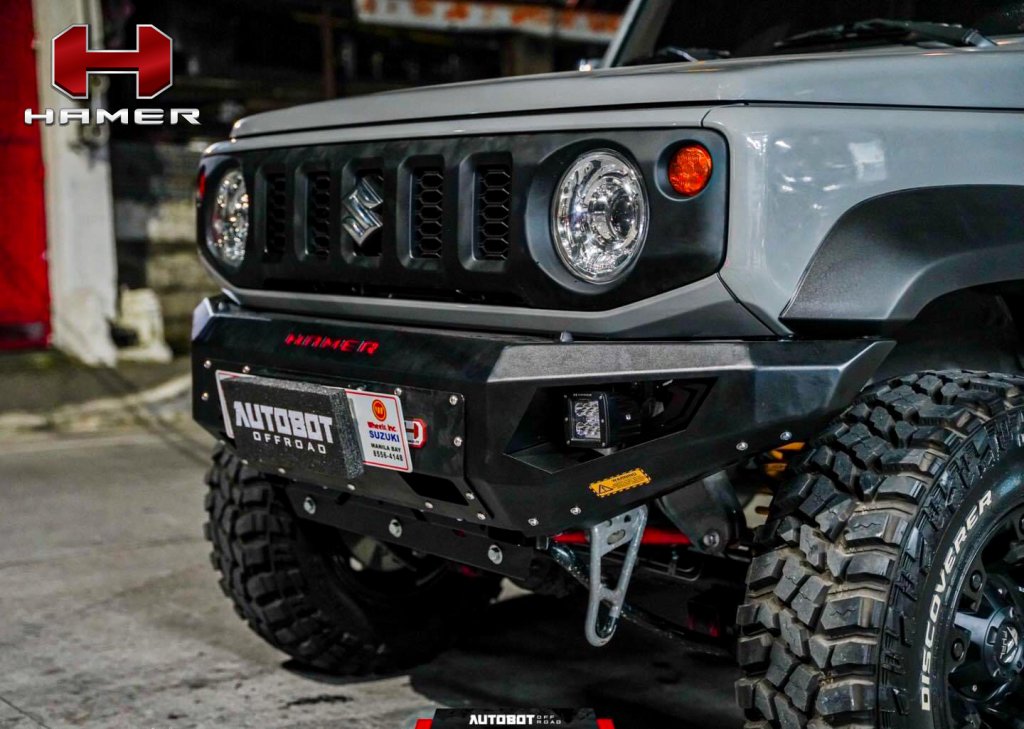 Hamer Suzuki Jimny (2018-Present) King Series Front Bumper (3 & 5-Door) - No Bull Bar