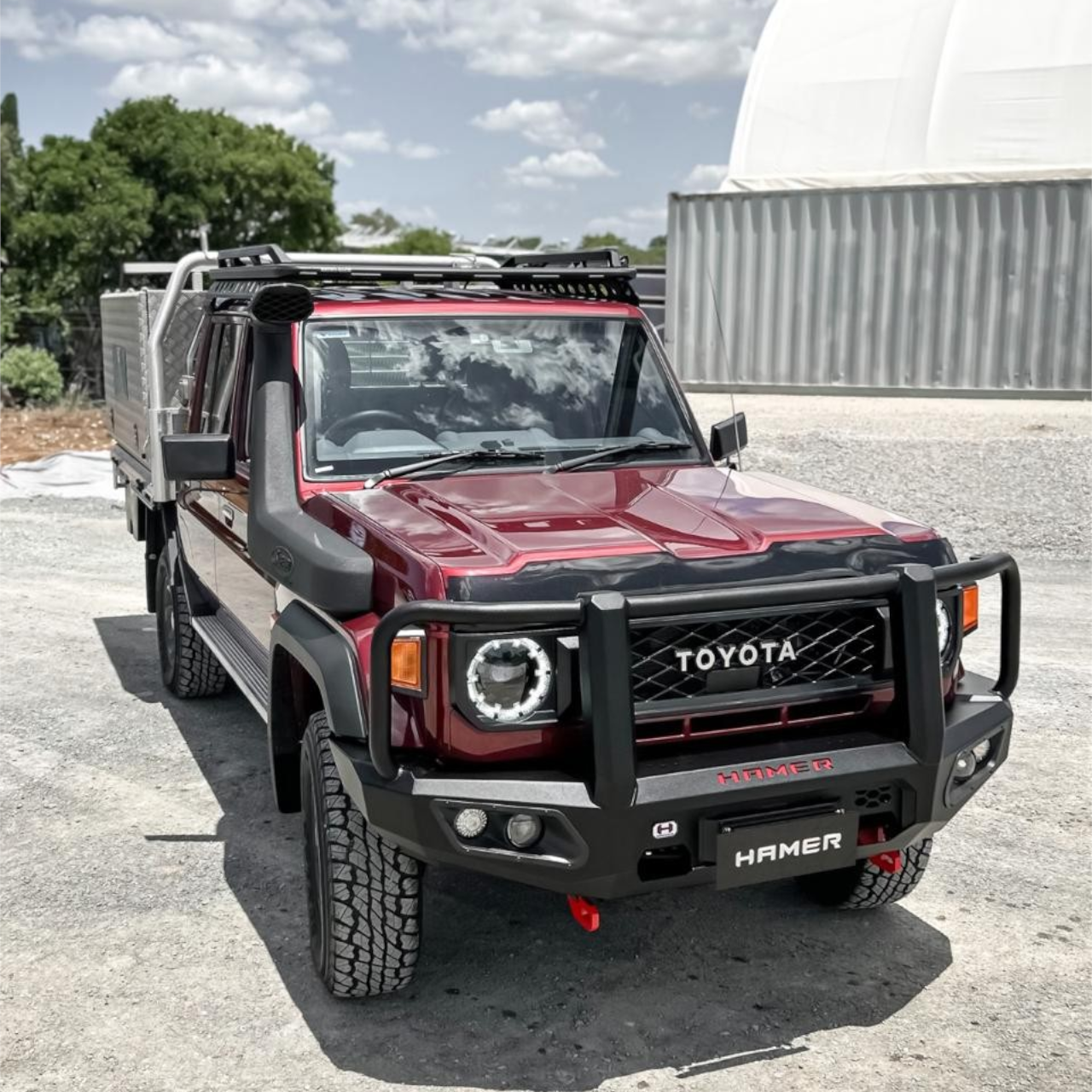 Hamer Toyota Land Cruiser 76/79 Series (2024-Present) King Plus Front Bullbar Bumper