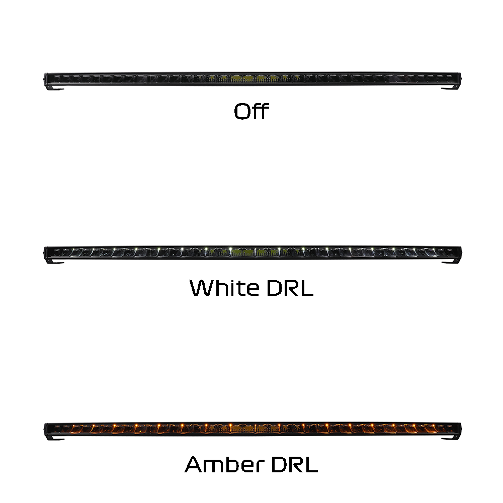 BRT 252W Super Slim Series 50 inch Curve LED bar White/Amber DRL Kit