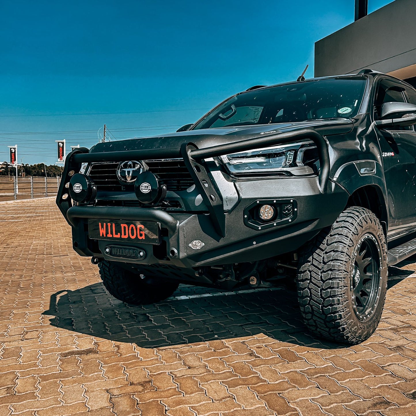 Wildog Toyota Hilux Legend (2021-Present) Hunter Style Front Replacement Bumper