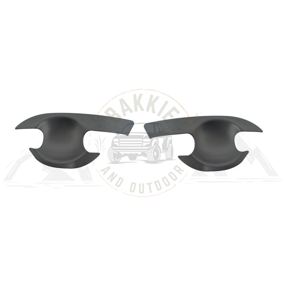 Mazda BT50 2012-2020 Single Cab Door Handle Cups Matt Black