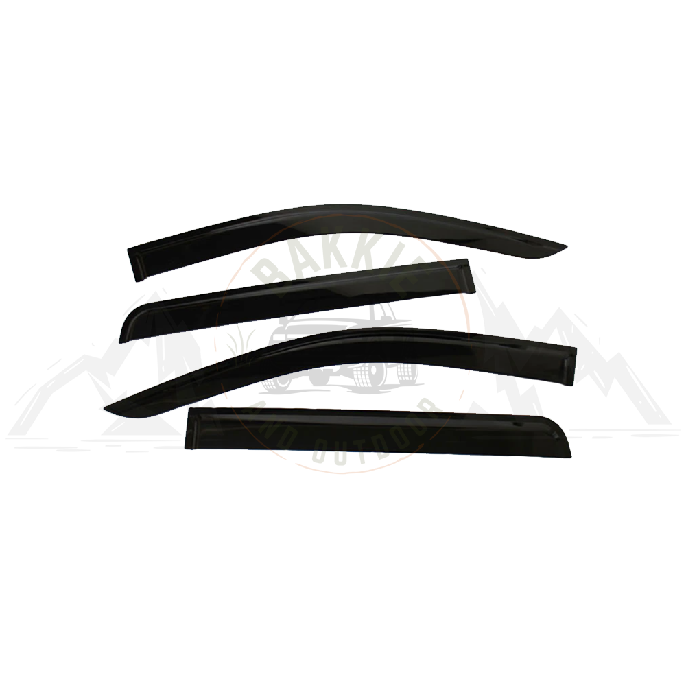 Nissan Navara 2015-2019 Weather Guards Double Cab Black