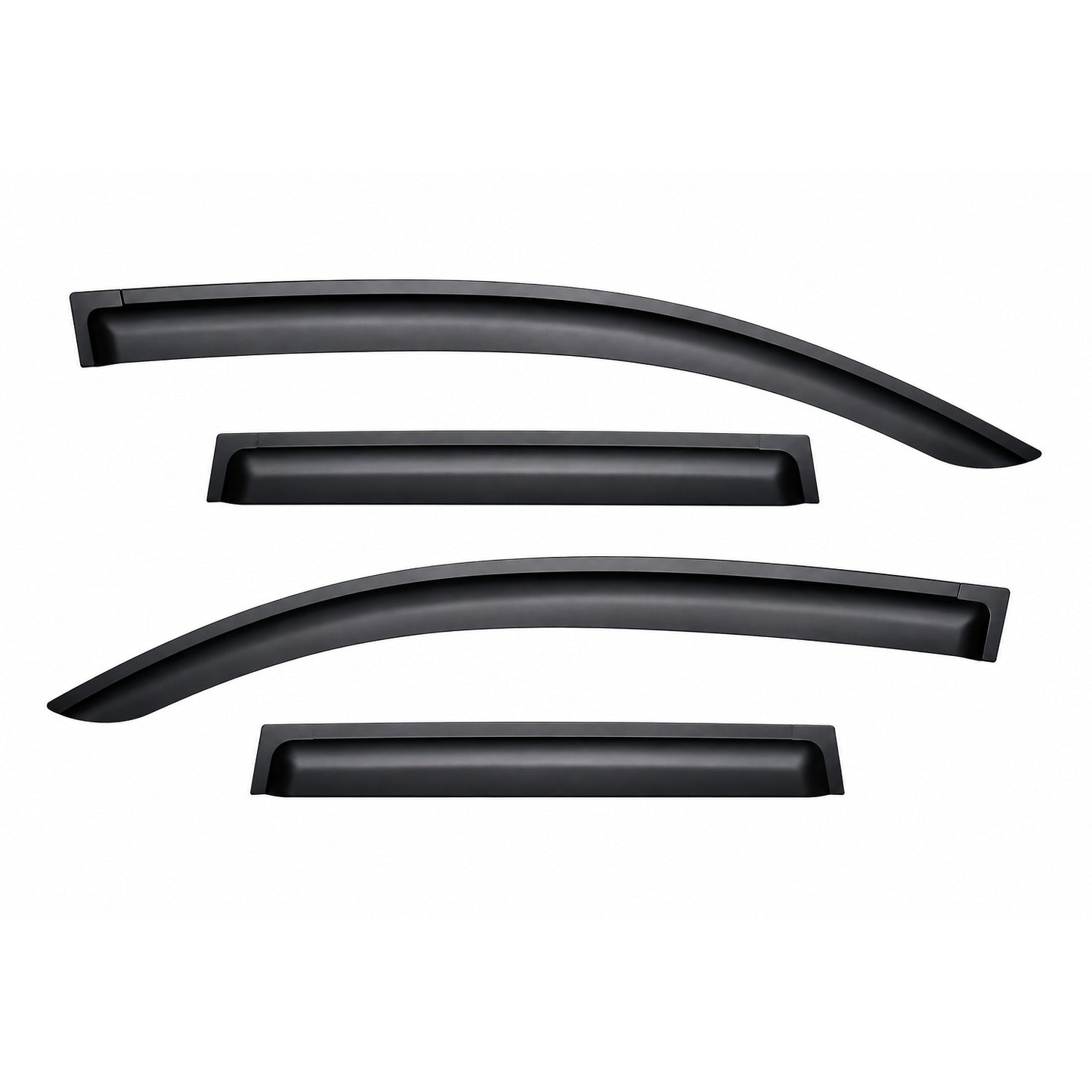 Toyota Prado (2010-2023) FJ/LC150 Weather Guards -Matt Black