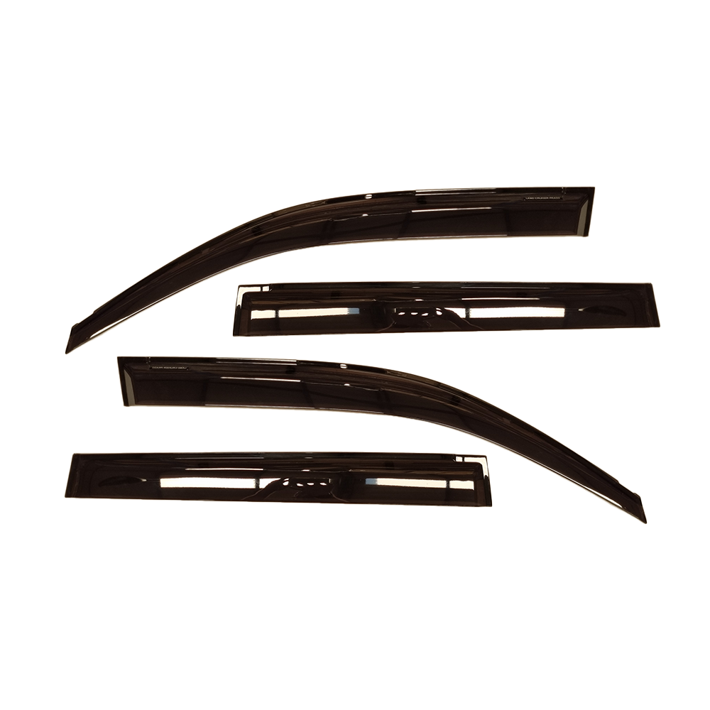 Toyota Prado LC150 (2010-2023) Weather Guards Gloss Black