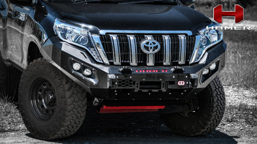 Hamer Toyota Prado 150 (2014) King Series Front Bumper (No Bull Bar)