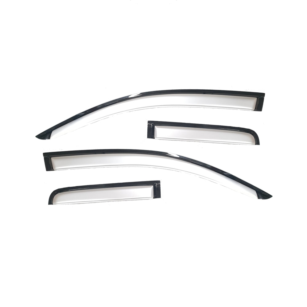 Ford Ranger 2012-2022 Weather Guard, Super Cab - Black & Silver
