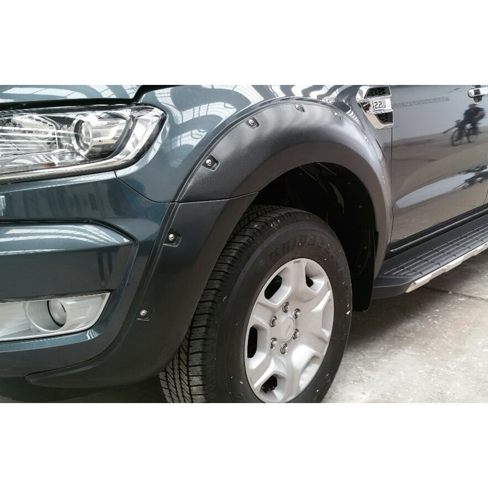Ford Ranger 2015-2019 V2 Fender Flares Orange Peel Matte Black