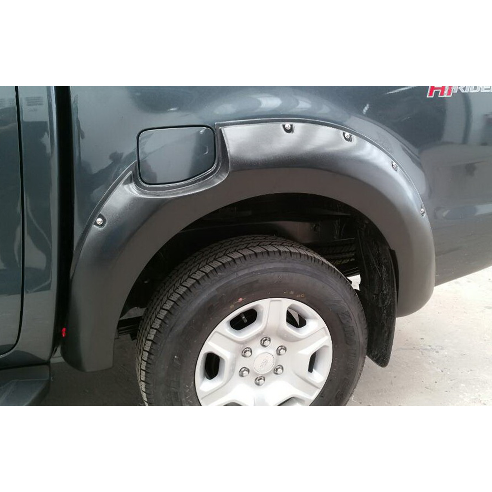 Ford Ranger 2015-2019 V2 Fender Flares Orange Peel Matte Black