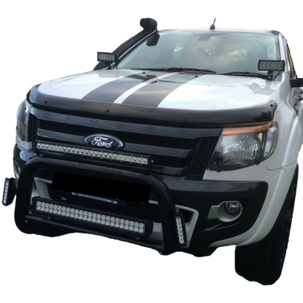 Ford Ranger 2012-2015 Bonnet Guard, Slim, AU Design - Gloss