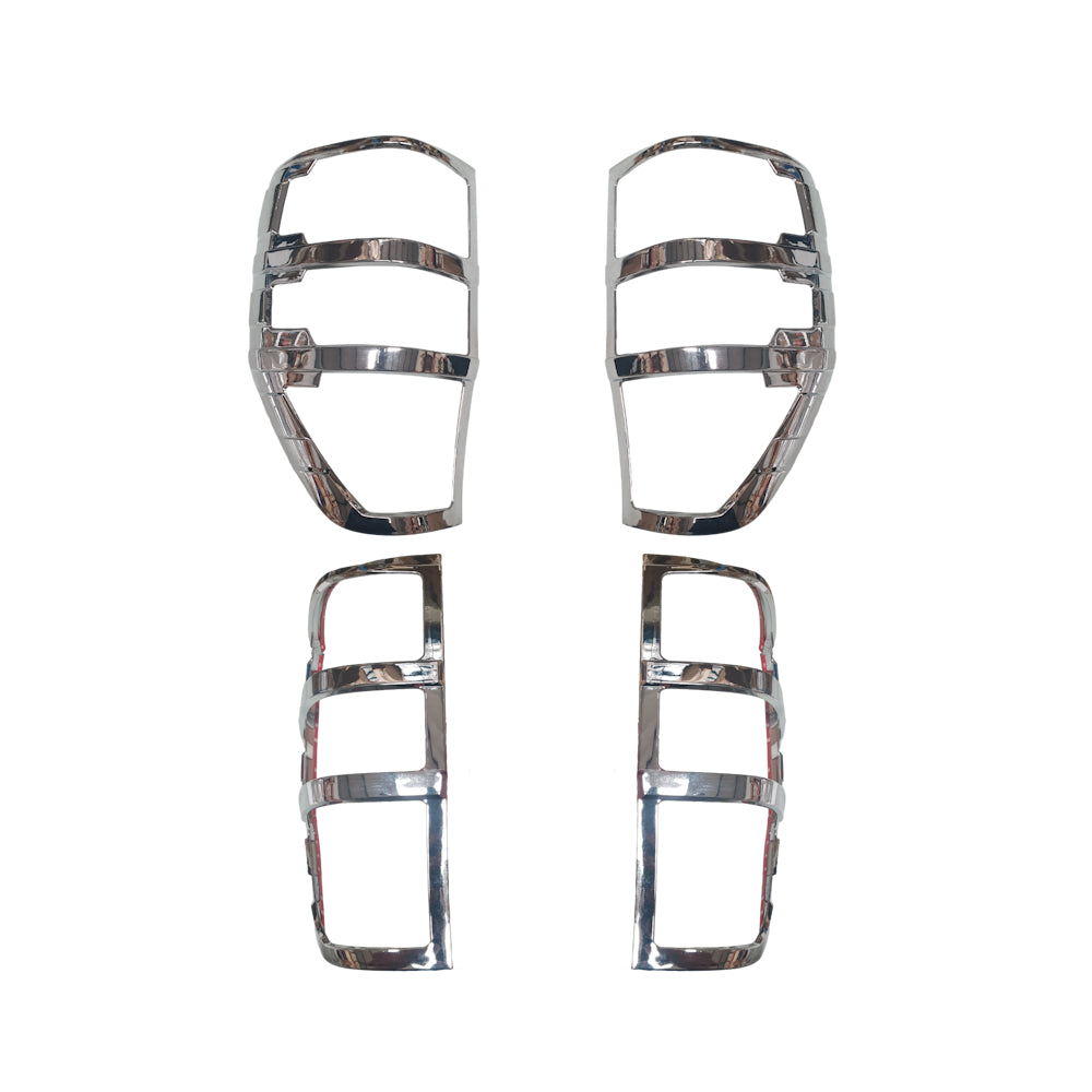 Ford Ranger 2012-2020 Taillight Trim, 2 Bar - Chrome