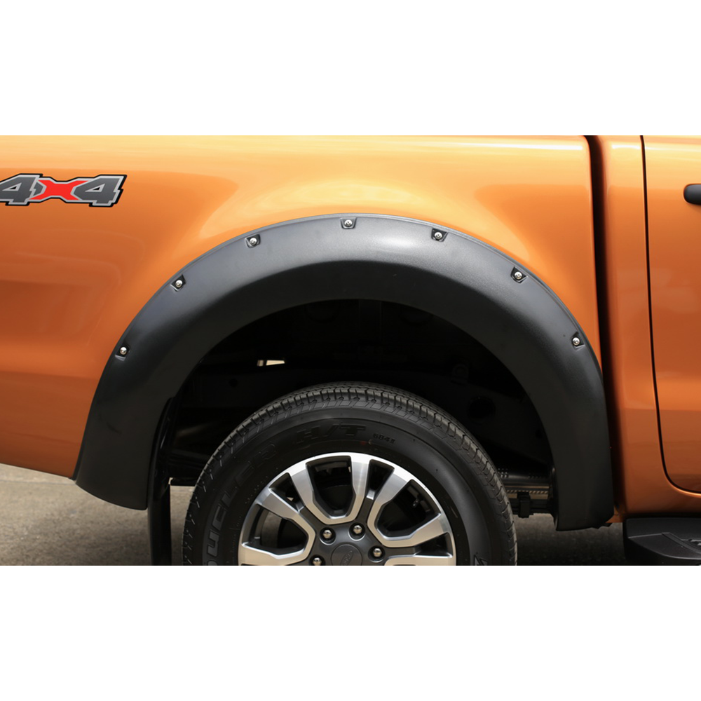 Ford Ranger T8 2019-2022 D/C V2 Fender Flares Orange Peel with PDC sensor cut-out