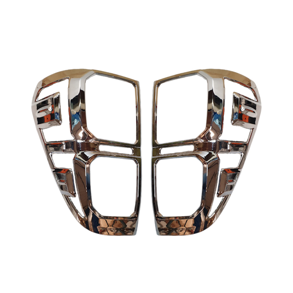 Toyota Hilux Revo 2016-2018 Tail Light Cover Trims - Chrome