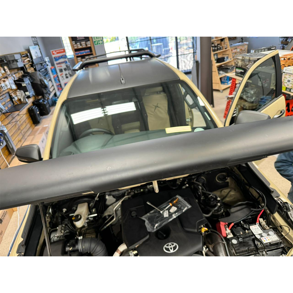 Toyota Hilux GD6 (2020-2025) Bonnet Guard - Matt Black