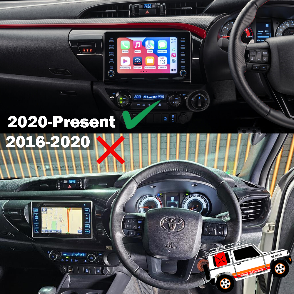 Toyota Hilux/Fortuner Screen Protector 8" inch 2020-2024