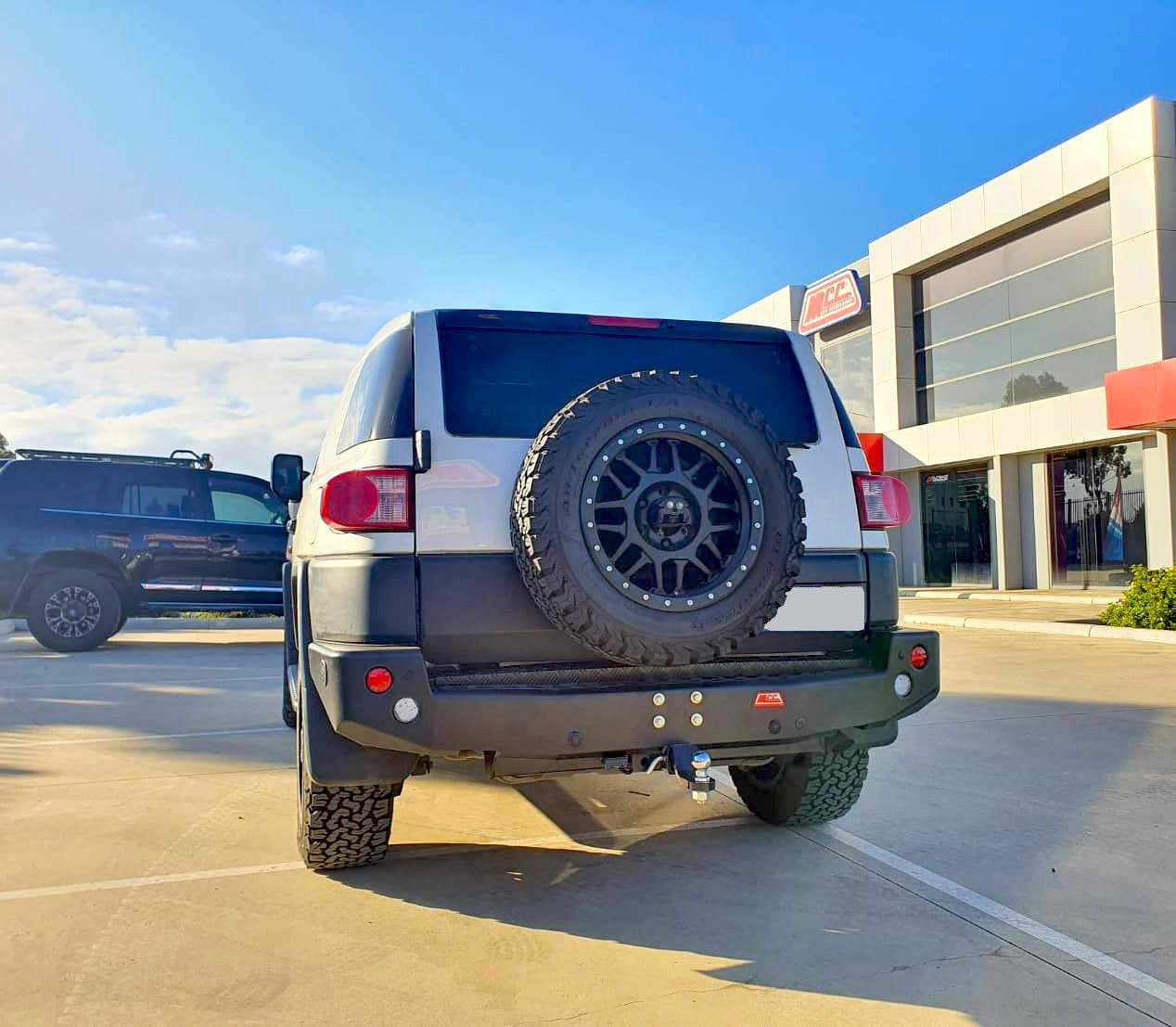 MCC Toyota FJ Cruiser (2007-2023) Rocker Bar Rear Bumper w/ Towbar