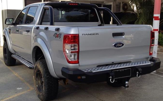 MCC Ford Ranger (2012-2023) Rocker Rear Bumper w/ Towbar