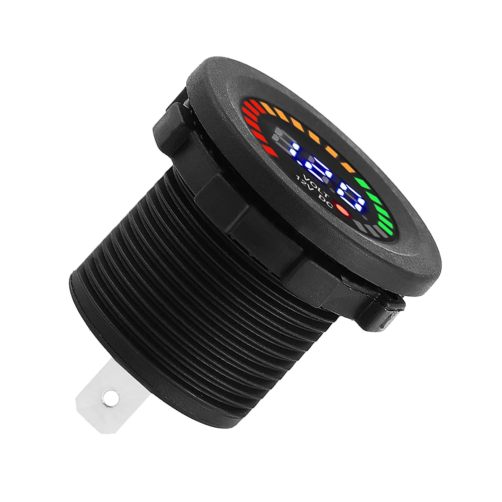 Round Colour Voltmeter