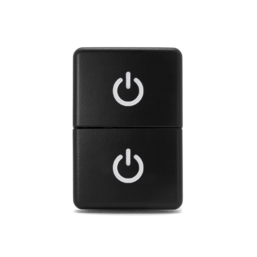 Dual Driving Lights Push Switch (Small 32x20mm)