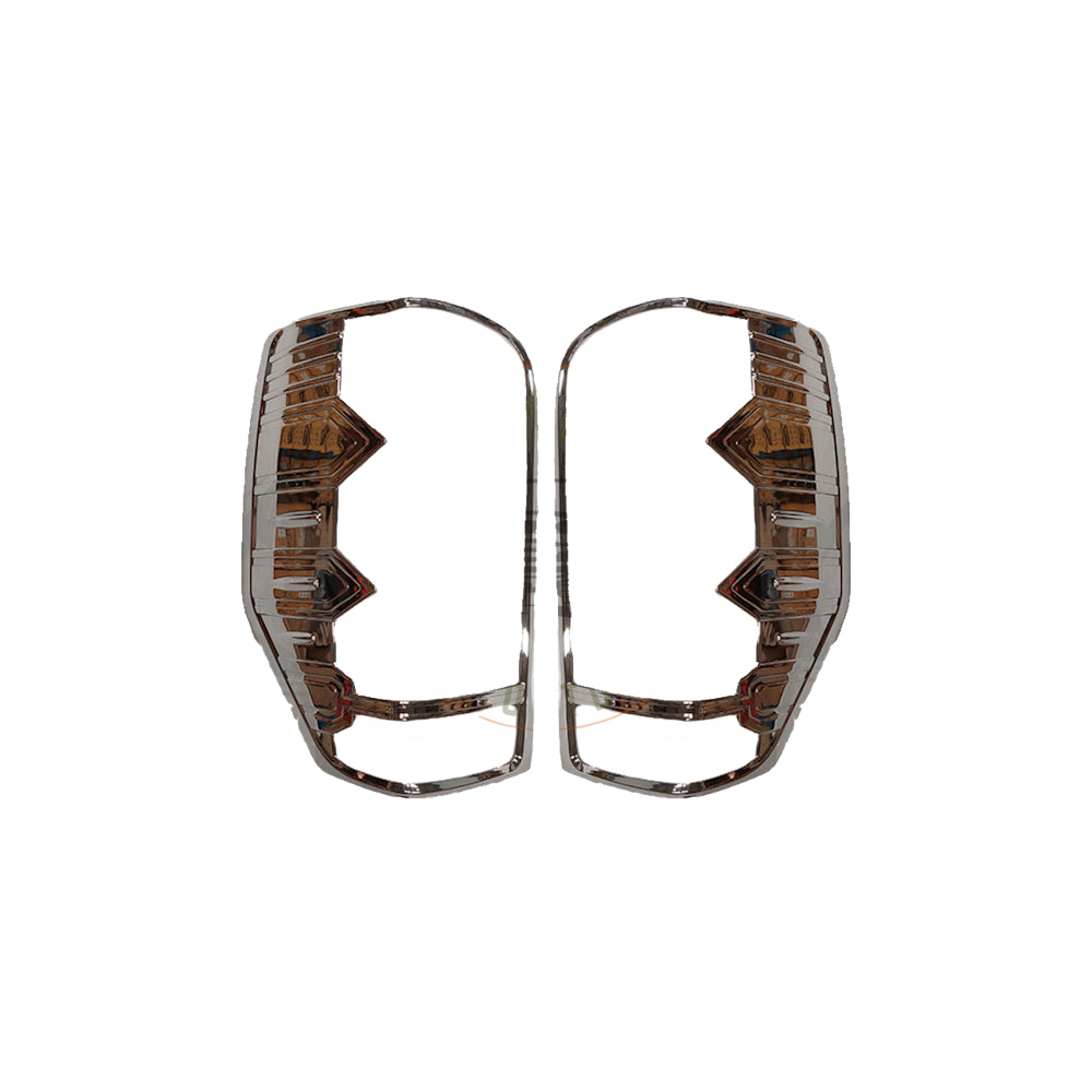 Mitsubishi Triton 2019+ Tail Light Cover Trims Chrome