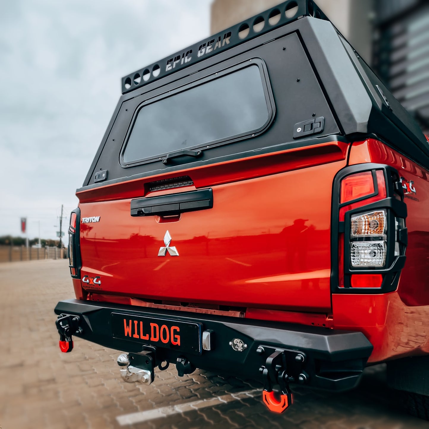 WILDOG Mitsubishi Triton (2019-2023) Alpha Style Rear Replacement Bumper