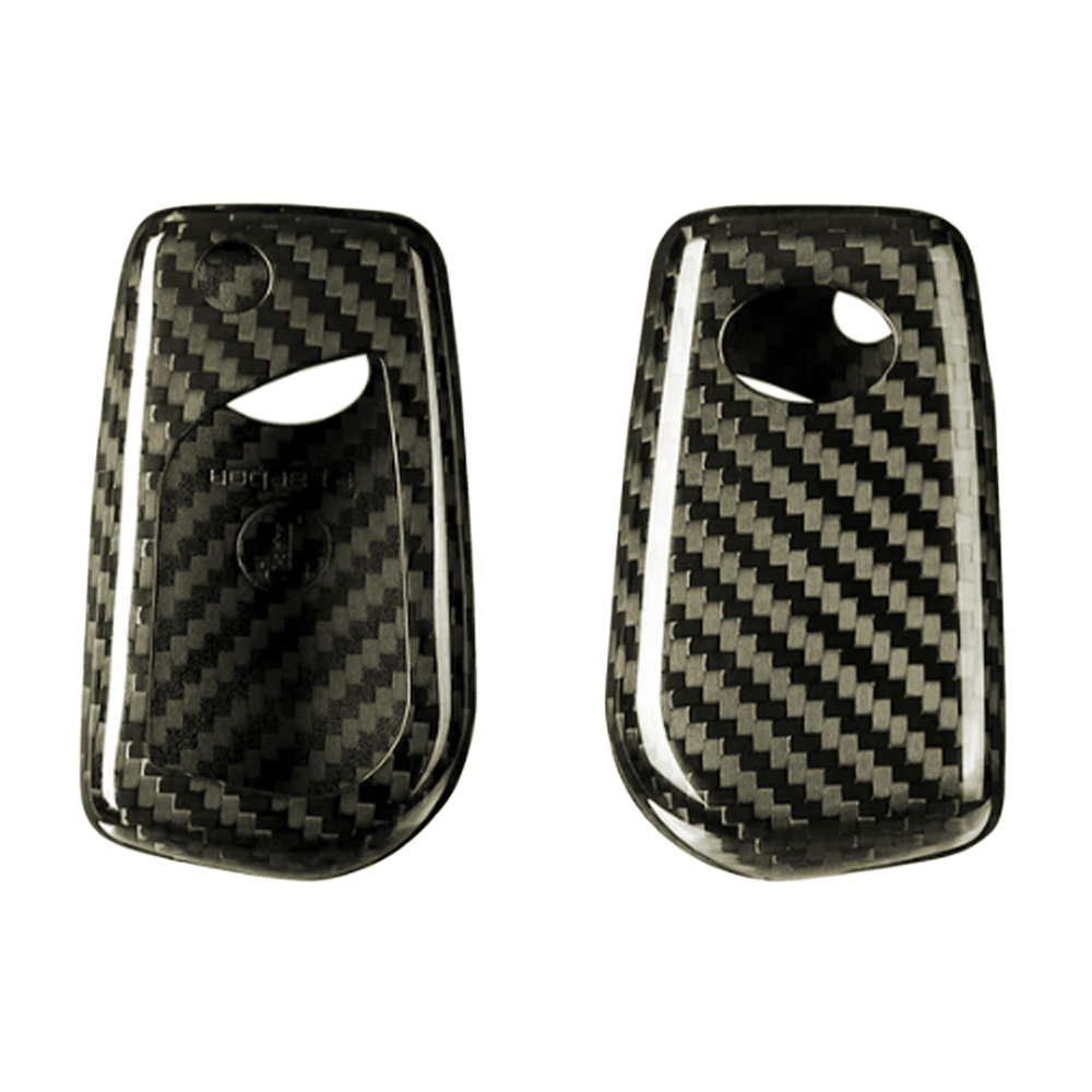 T-Carbon Toyota 3 Button Key Cover Flip Key (Real Carbon Fibre)