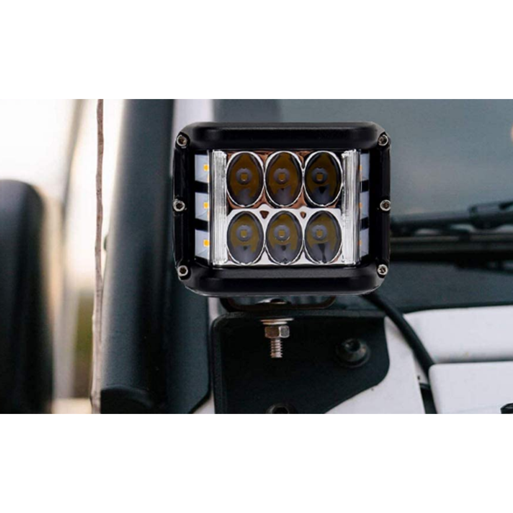 3" Side Shooter White Work Light 36W