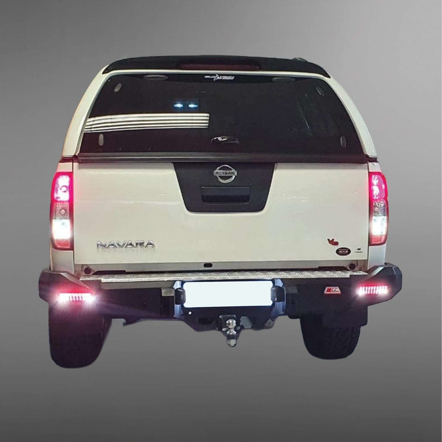 MCC Nissan Navara (2005-2017) Rocker Rear Replacement Bumper w/ Towbar