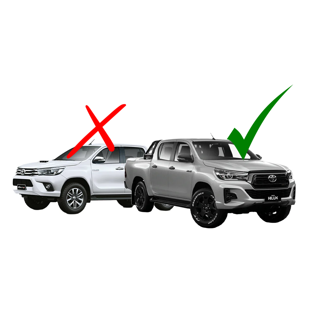Toyota Hilux Dakar 2018-2019 Smooth V2 Fender Flares - Matte Black