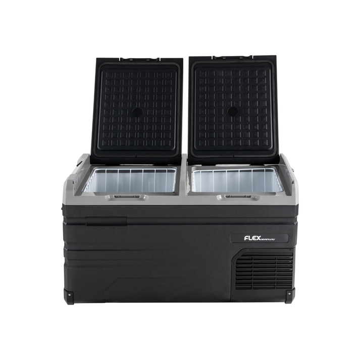 Flex TW75 Dual-Zone Camping Fridge-Freezer (12/24V + AC, Bluetooth)